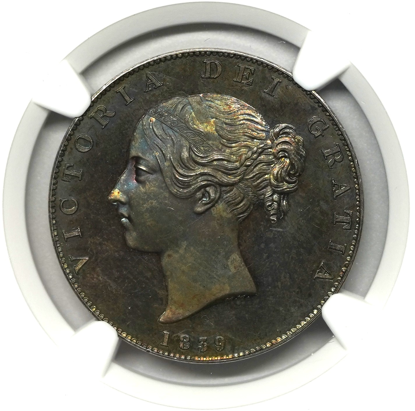 Sold】【トーンあり！！】1839年 ヴィクトリア ハーフクラウン PF65CAM NGC | ソブリンパートナーズ